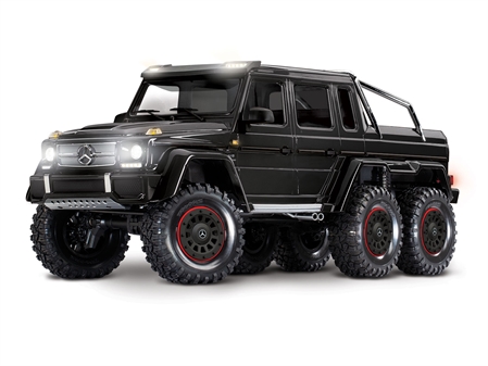 TRX-4 6x6 Mercedes G63 Black (TQi, LED Lights) (No Batt/Chg)