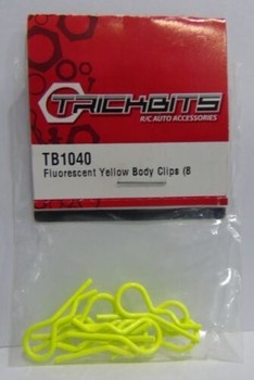 Fluorescent Yellow Body Clips