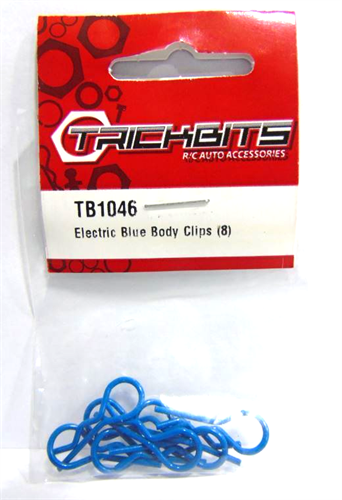 Small Electric Blue Body Clips