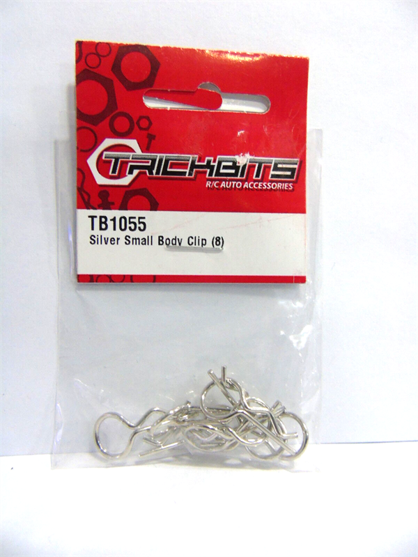 Body clips small silver