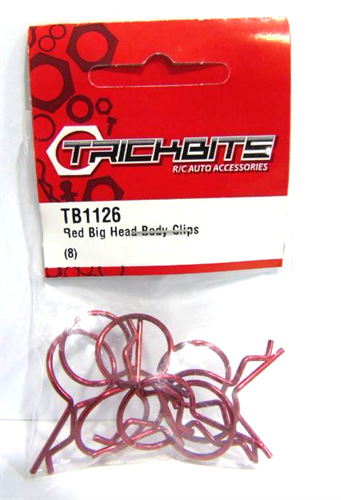 Red Big Head Body Clips