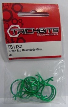 Metallic Green Big Head Body Clips
