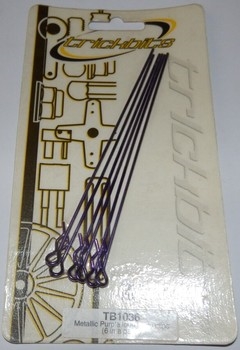 Metallic purple body clips