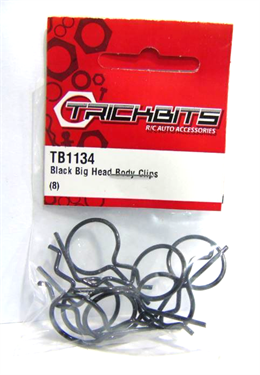 Body clips large black