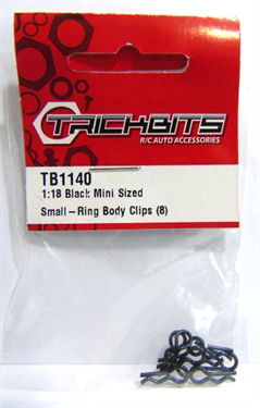 1:18 Black Mini Sized Clips