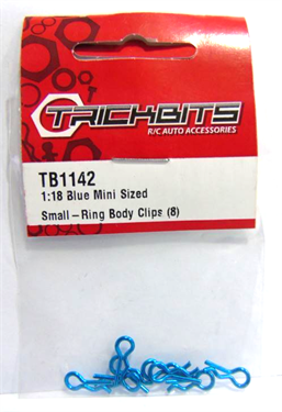 1:18 Blue Mini Body Clips