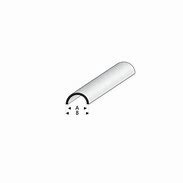 3mm Half Round Tube (300mm, pack of 5)