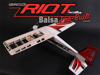Max-Thrust Pro-Built Balsa Riot (Uncovered) - I/C or Electric