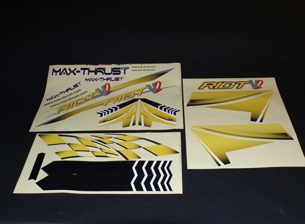 Max-Thrust Riot Decal Sheet Yellow
