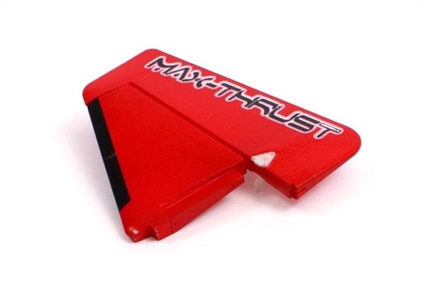 Max-Thrust Riot/Ruckus Vertical Fin and Rudder - Red