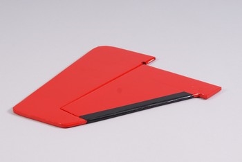 Max-Thrust Probuilt Riot Vertical Fin - Covered Red