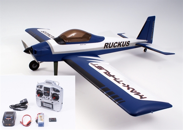 Max-Thrust Ruckus RTF - Blue (2.4GHZ Radio And 11.1v Battery)
