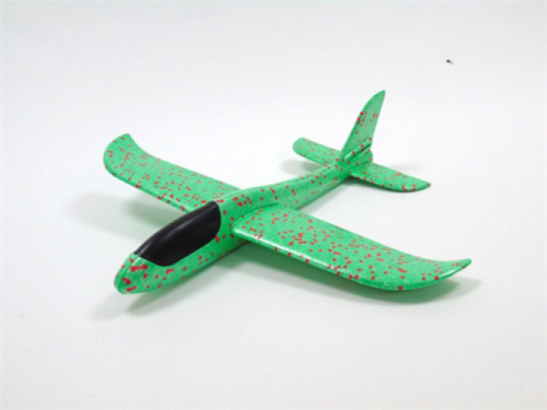 Max-Thrust Mini Chuck Glider Green with Red - 485mm Wing