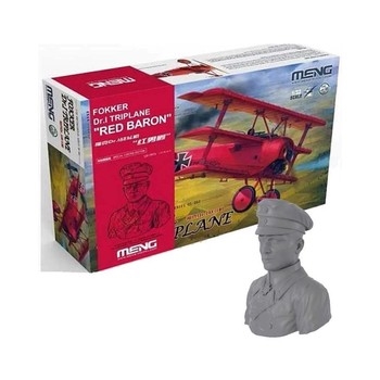 Fokker Dr.1 Triplane "Red Baron" with Resin Bust