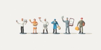 Street Vendors Figure Set (N)