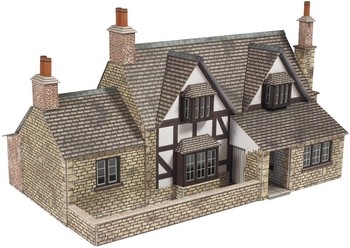 OO/HO SCALE TOWN END COTTAGE - PO267