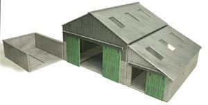 OO/HO SCALE MANOR FARM BUILDINGS - PO252