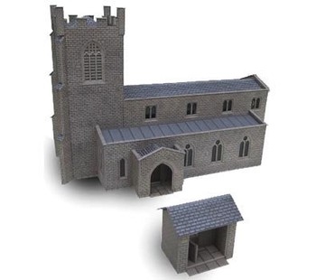 OO/HO SCALE PARISH CHURCH - PO226