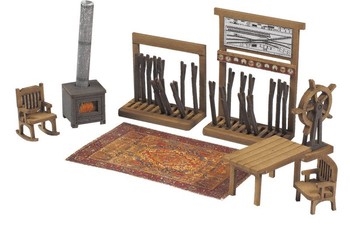 OO/HO SCALE SIGNAL BOX INTERIOR - PO580