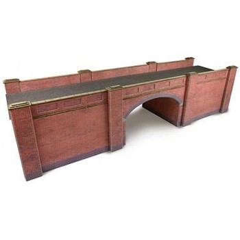 OO/HO SCALE RAILWAY BRIDGE IN RED BRICK - PO246