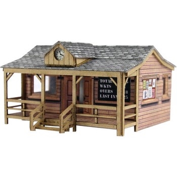 N SCALE WOODEN PAVILION - PN821