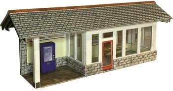 N Scale Modern Platform Shelter - PN923