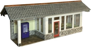 OO/HO Scale Modern Platform Shelter - PO323