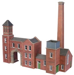 OO/HO SCALE BOILERHOUSE & FACTORY ENTRANCE - PO284