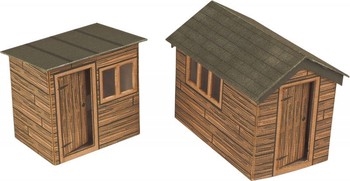 OO/HO SCALE GARDEN SHEDS - PO512