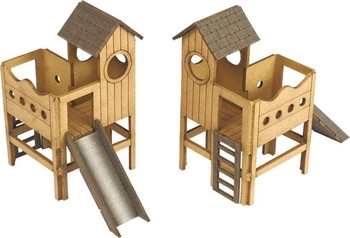 OO/HO SCALE CHILDRENS PLAY AREA - PO513