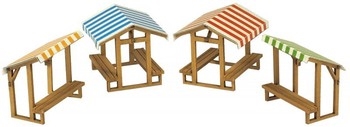 N SCALE MARKET STALLS - PN830
