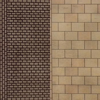 N SCALE PAVING & COBBLESTONE SHEETS - PN903