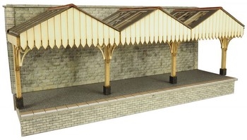 OO/HO SCALE WALL BACKED PLATFORM CANOPY - PO341