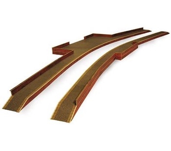 N SCALE RED BRICK PLATFORM KIT - PN110