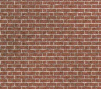 N SCALE RED BRICK SHEETS - PN900