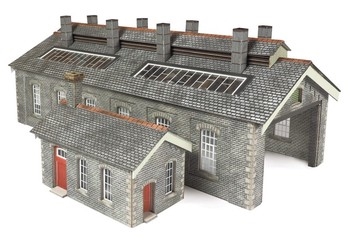 N SCALE SETTLECARLISLE DOUBLE TRACK ENGINE SHED - PN937