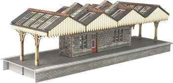 N SCALE ISLAND PLATFORM BUILDING - PN922
