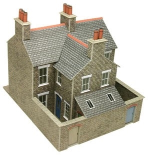 OOHO SCALE TERRACED HOUSES IN STONE - PO262