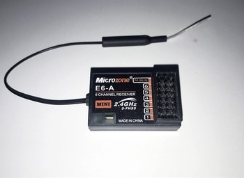 E6-A 6 CHANNEL RECEIVER (WITH AERIAL)