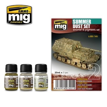 Summer Dust Enamel and Pigments Set