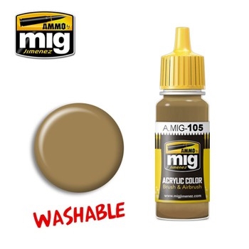 MIG105 WASHABLE DUST (RAL 8000) Acrylic Paint - 17ml