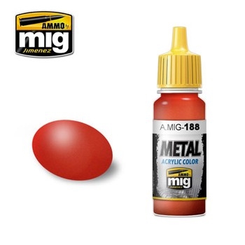 MIG188 METALLIC RED Acrylic Paint - 17ml