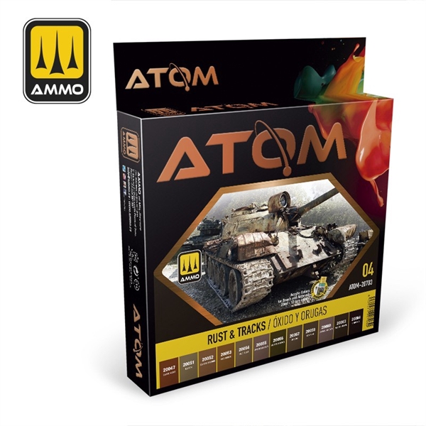 Rust amp; Tracks Colours Paint Set
