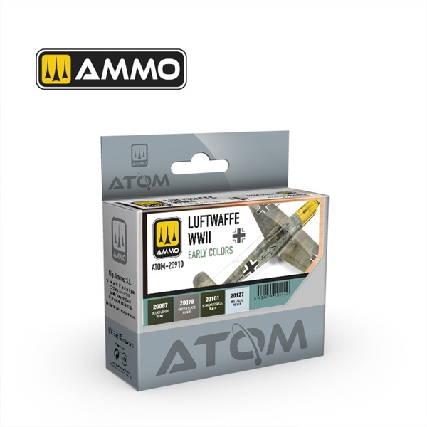 WWII German Luftwaffe Early Colours Atom Acrylic Paint Set