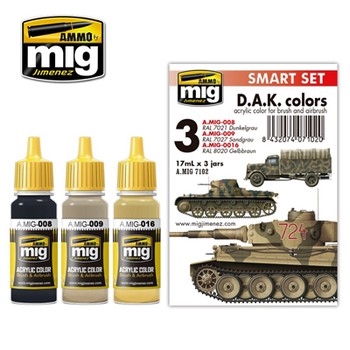 D.A.K. Colours Set