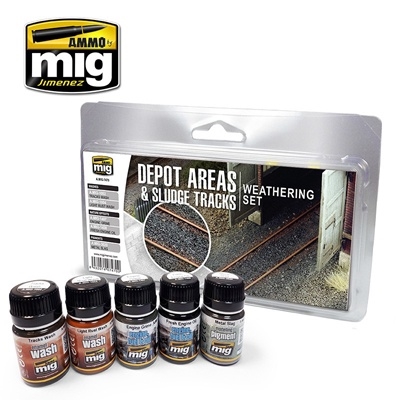 Weathering Set for Depot Areas and Tracks
