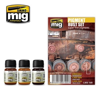 Rust Weathering Pigments Set