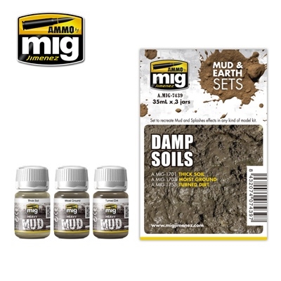 Damp Soil, Mud and Earth Colours