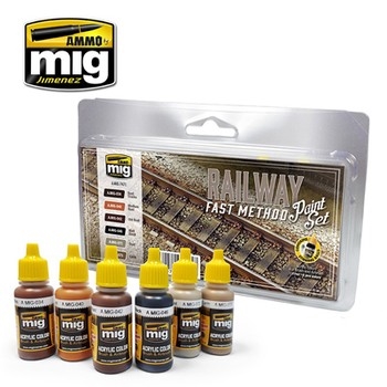 Fast Method Paint Set - Railway