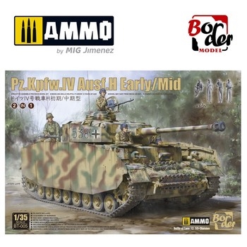 PzKpfwIV AusfH EarlyMid Version 135 Plastic Model Kit PzKpfwIV AusfH EarlyMid Version 135 Plastic Model Kit